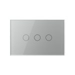Intrerupator Triplu Cap Scara / Cruce Wi-Fi cu Touch LIVOLO, standard italian – Serie Noua