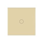 Intrerupator Simplu Wi-Fi + RF433 cu Touch din Sticla LUXION