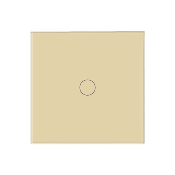 Intrerupator Simplu Wi-Fi + RF433 cu Touch din Sticla LUXION