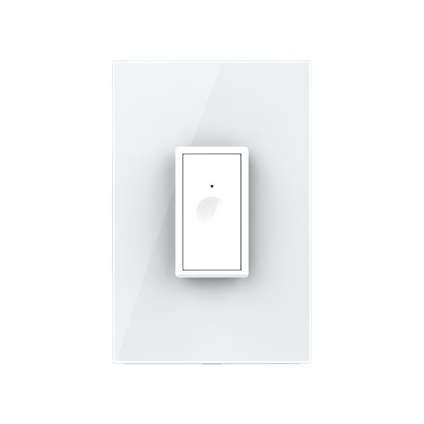 Intrerupator Simplu Cap Scara / Cruce cu Touch Livolo cu Rama Din Sticla 1M – Serie Noua