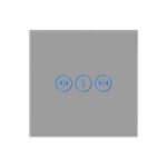 Intrerupator Wi-Fi Draperie cu Touch din Sticla LUXION