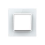 Intrerupator Simplu Mecanic si Cap Scara , 2 Module LIVOLO cu Rama din Sticla – Serie Noua