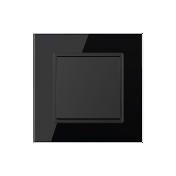 Intrerupator Simplu Mecanic si Cap Scara , 2 Module LIVOLO cu Rama din Sticla – Serie Noua