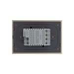 Intrerupator dublu cu touch Livolo din sticla, standard italian – Serie noua