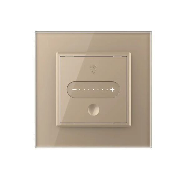 Intrerupator Simplu cu Variator Livolo cu Rama din Sticla, ZigBee – Serie Noua