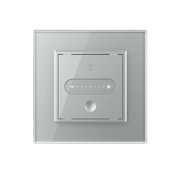 Intrerupator Simplu cu Variator Livolo cu Rama din Sticla, ZigBee – Serie Noua