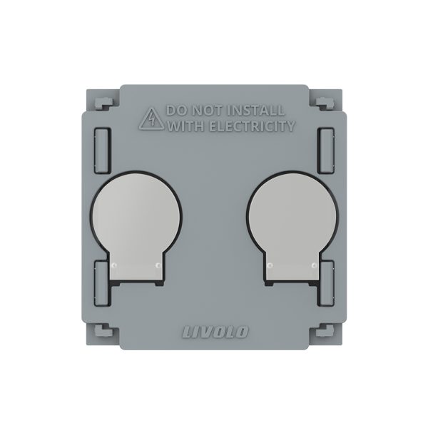 Modul Intrerupator Dublu cu Reset si Contact Uscat LIVOLO – Serie Noua