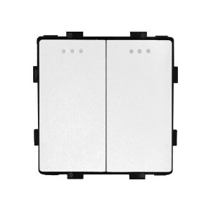 002-modul-intrerupator-dublu-mecanic-luxion-lx-mp004-w-alb