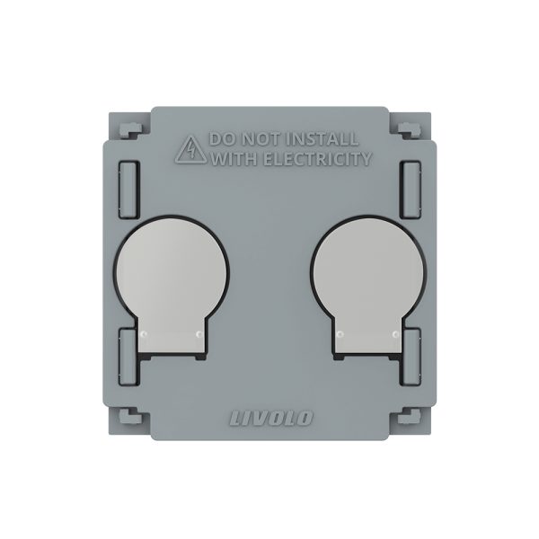 Modul Intrerupator Dublu cu Revenire, Contact Uscat cu Touch LIVOLO – Serie Noua