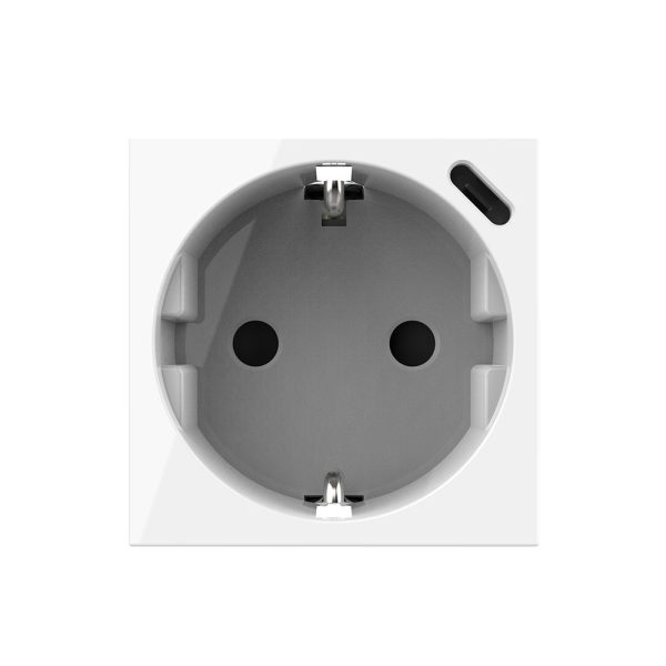 Modul Priza Schuko + USB-C LIVOLO, Standard German – Serie Noua