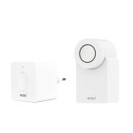 Pachet Nuki Combo 3.0, Include Nuki Smart Lock 3.0 si Nuki Bridge, Control de la distanta prin aplicatie