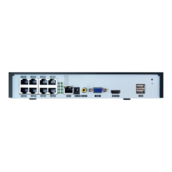 NVR cu 8 Canale Besnt BS-N08PT, 8CH POE NVR, H.265, 1080P, 5MP