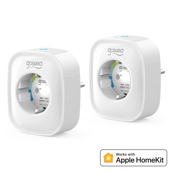 Pachet 2 prize smart Gosund SP1-C cu Wi-Fi, Control vocal, 3680 W, 16 A – Resigilat