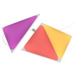 Pachet 3 Panouri luminaose Nanoleaf Shapes Triangles, 16 Milioane culori, Iluminare LED RGBW, Temperatura culoare reglabila