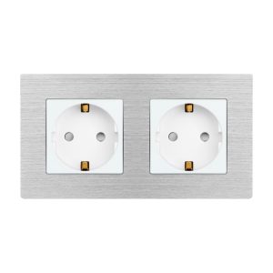 002-priza-dubla-luxion-cu-rama-din-aluminiu-lx-2mp010a-w-alb