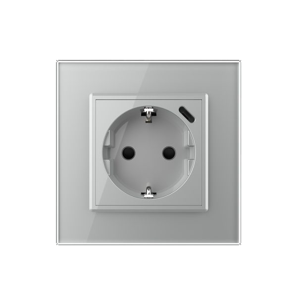 Priza Schuko + USB-C LIVOLO, Standard German – Serie Noua