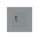 Priza USB + Blank cu Rama din Sticla LUXION