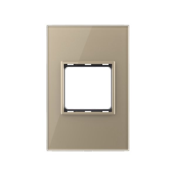 Rama din sticla Livolo standard Italian 2 module – Serie noua