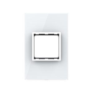 002-rama-din-sticla-livolo-standard-italian-2-module-vl-p9e-2w-alb