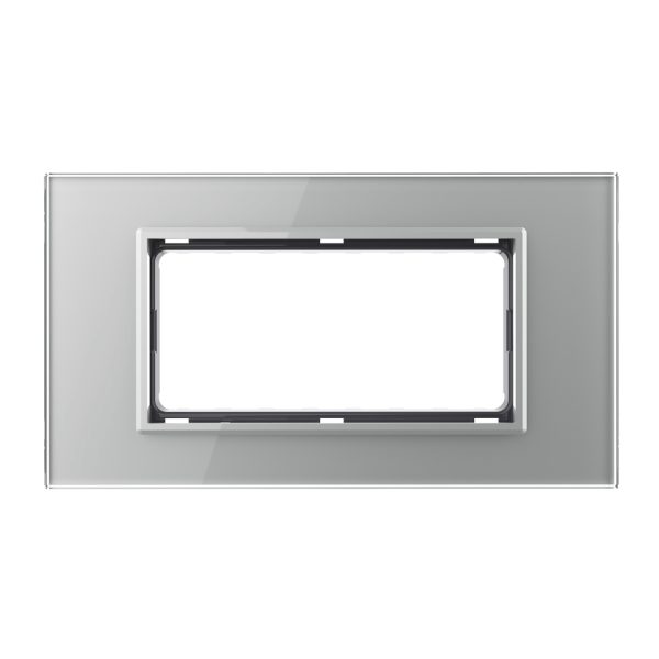 Rama din sticla Livolo standard Italian 4 module – Serie noua