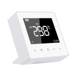 Termostat Luxion TP618RF cu receiver pentru centrala termica pe gaz sau electrica, Display LCD, Memorare