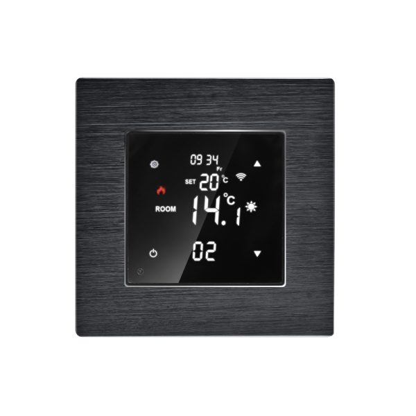 Termostat Wi-Fi pentru incalzirea electrica LUXION cu Rama din Aluminiu
