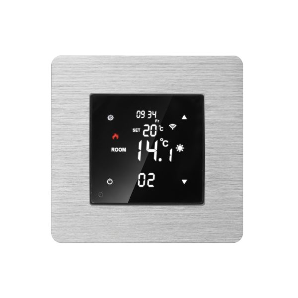 Termostat Wi-Fi pentru incalzirea electrica LUXION cu Rama din Aluminiu