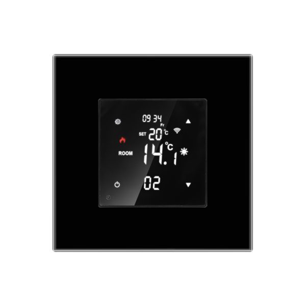 Termostat Wi-Fi pentru incalzirea electrica LUXION cu Rama din Sticla