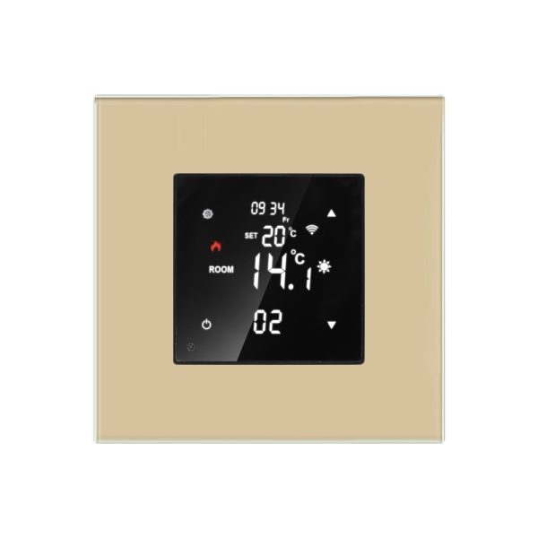 Termostat Wi-Fi pentru incalzirea electrica LUXION cu Rama din Sticla