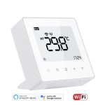 Termostat Wi-Fi Luxion TP608RFW cu receiver pentru centrala termica pe gaz sau electrica, Smart, Programari, Control aplicatie
