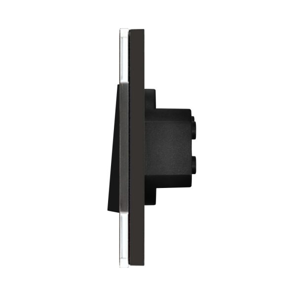 Buton de Sonerie Mecanic LUXION cu Rama din Sticla