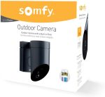 Camera de supraveghere de exterior Somfy, Wifi, 1080p Full HD, Sirena 110 dB, Posibila conexiune la corpul de iluminat existent – Gri