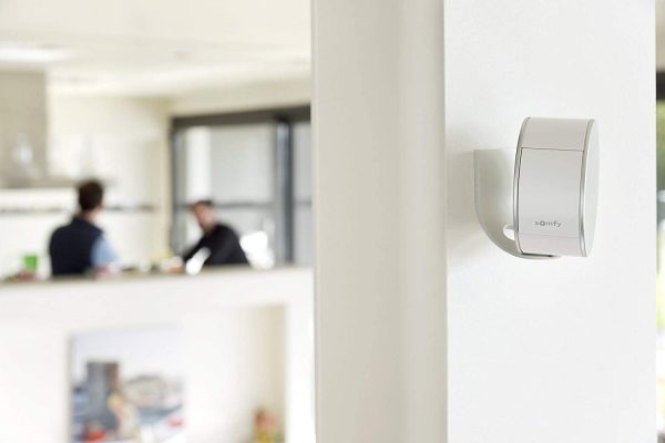 Camera Video HD de interior Somfy Protect, Vedere pe timp de noapte, Zoom de 8x, Compatibil cu TaHoma, Amazon Alexa, IFTTT si Works With Nest