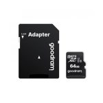 Card de memorie MicroSDXC + Adaptor SD, GOODRAM M1AA-0640R12, 64 GB, Memorie interna USH-I