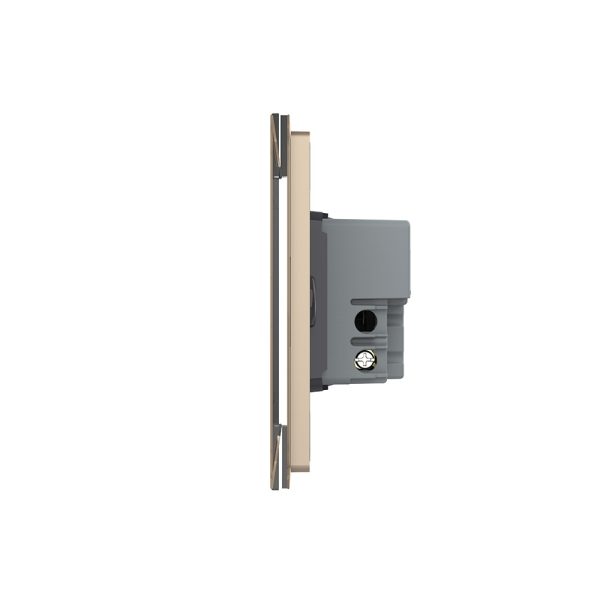 Intrerupator Simplu Cap Scara / Cruce cu Touch LIVOLO din Sticla – Serie Noua