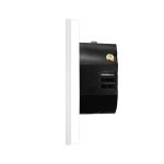 Intrerupator Simplu cu Variator Cap Scara / Cruce cu Touch si Rama din Aluminiu LUXION