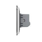 Intrerupator Dublu cu Revenire, Contact Uscat cu Touch LIVOLO – Serie Noua