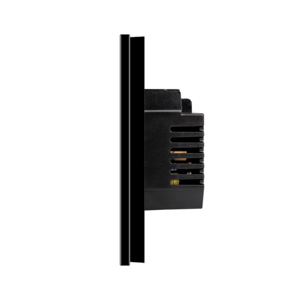 Intrerupator Triplu Wi-Fi cu Touch din Sticla si Rama de Aluminiu LUXION