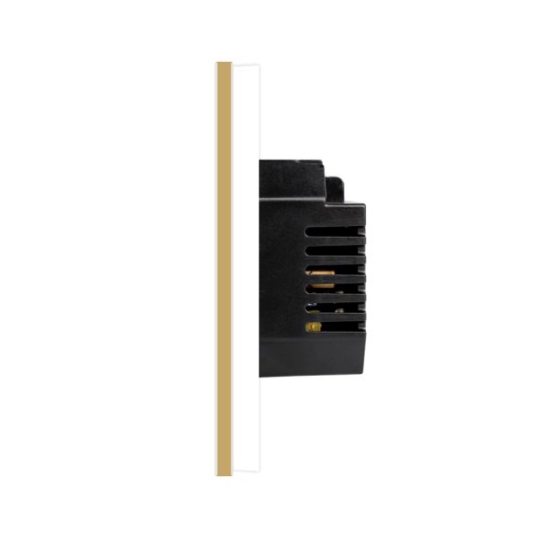 Intrerupator Triplu Wi-Fi cu Touch din Sticla si Rama de Aluminiu LUXION