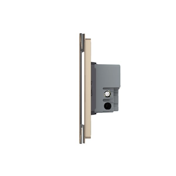 Intrerupator Triplu WIFI cu Touch LIVOLO din Sticla, standard Italian – Serie Noua