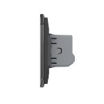 Intrerupator Dublu cu Revenire, Contact Uscat cu Touch LIVOLO – Serie Noua