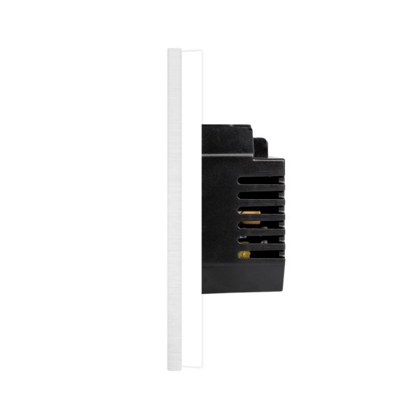 Intrerupator Triplu Wi-Fi cu Touch din Sticla si Rama de Aluminiu LUXION