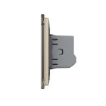 Intrerupator Simplu Cap Scara / Cruce cu Variator, Wireless si Touch LIVOLO – Serie Noua