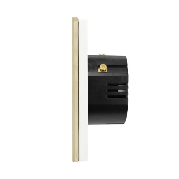 Intrerupator Cvadruplu Wi-Fi + RF433 cu Touch din Sticla LUXION