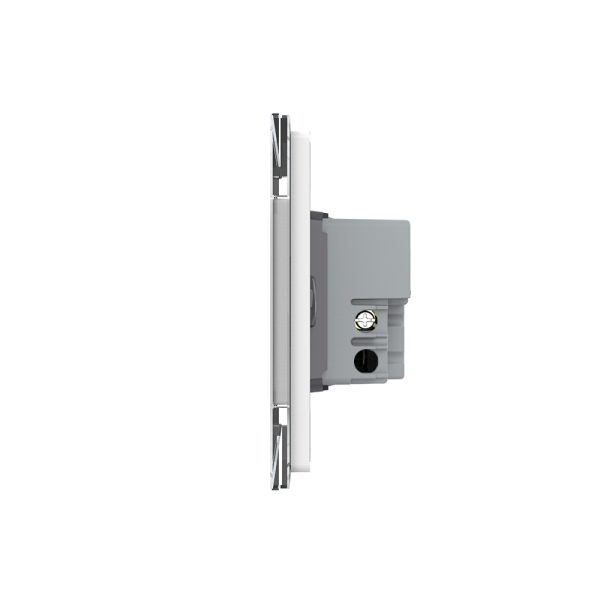 Intrerupator Triplu Wi-Fi cu Touch LIVOLO, standard italian – Serie Noua, Alb