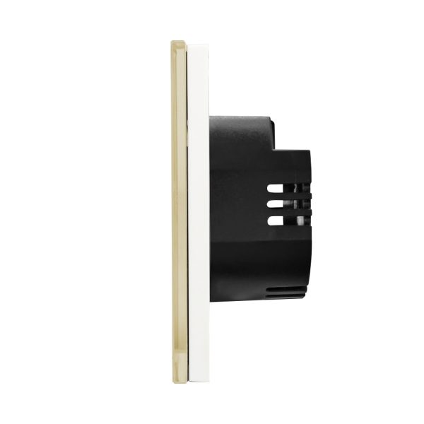 Intrerupator Simplu cu Variator cu Touch din Sticla LUXION