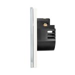 Intrerupator Simplu cu Variator cu Touch din Sticla LUXION, protocol Zigbee