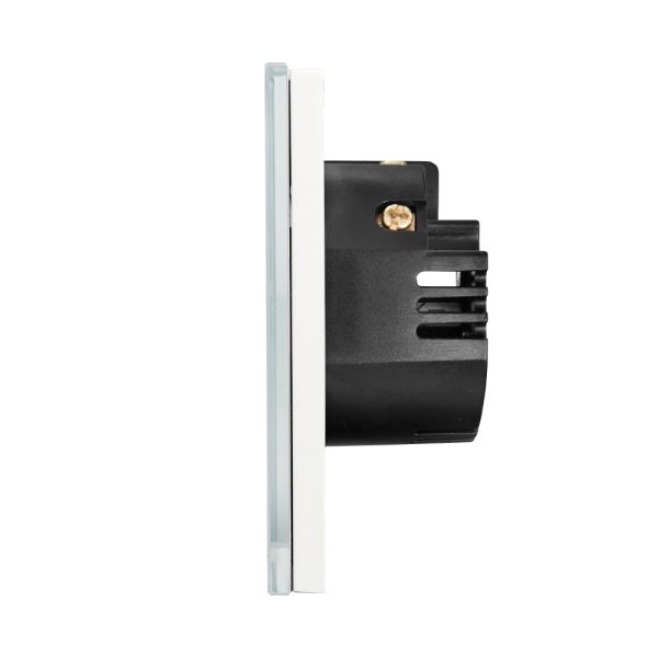Intrerupator Simplu cu Variator cu Touch din Sticla LUXION, protocol Zigbee