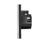Intrerupator Simplu cu Variator cu Touch din Sticla LUXION, protocol Zigbee
