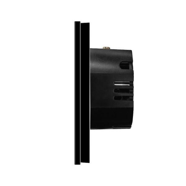 Intrerupator Triplu cu Touch din Sticla si Rama de Aluminiu LUXION, RF433